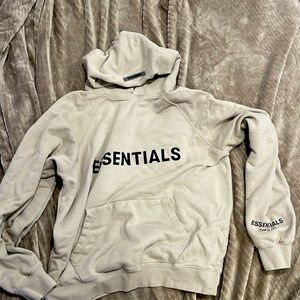 Used essentials sixth hoodie khaki color